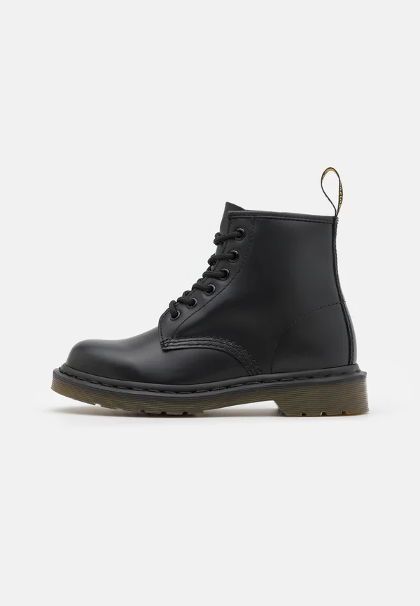 101 6 EYE BOOT UNISEX - Schnürstiefelette - black