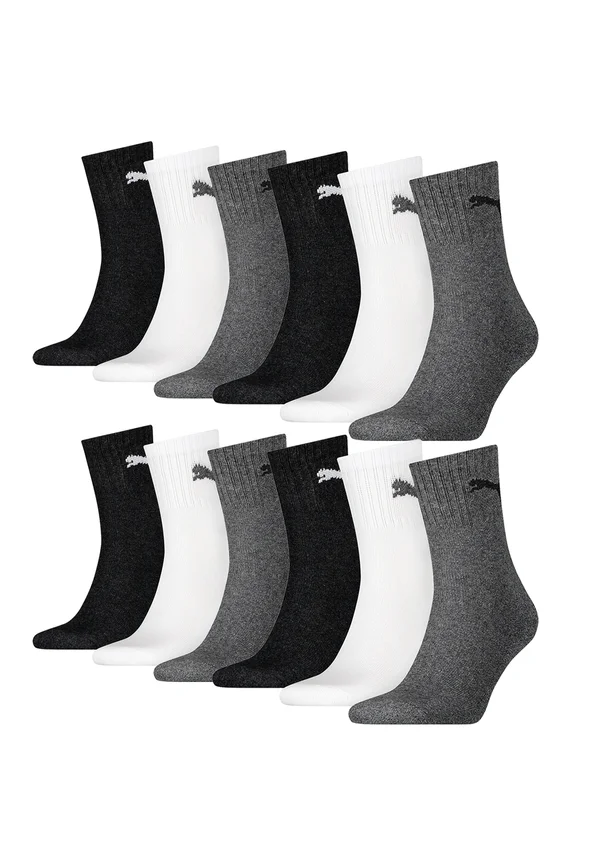12 PACK - Sportsocken - 882 - grey/white/black