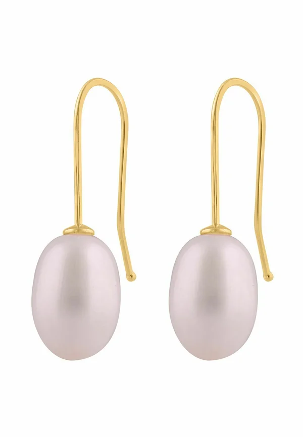 14 KARAT (585) PEARL HOO - Ohrringe - yellow gold