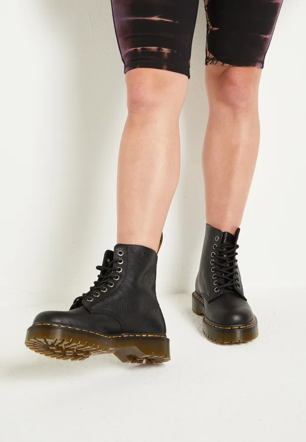 1460 PASCAL BEX - Schnürstiefelette - black pisa
