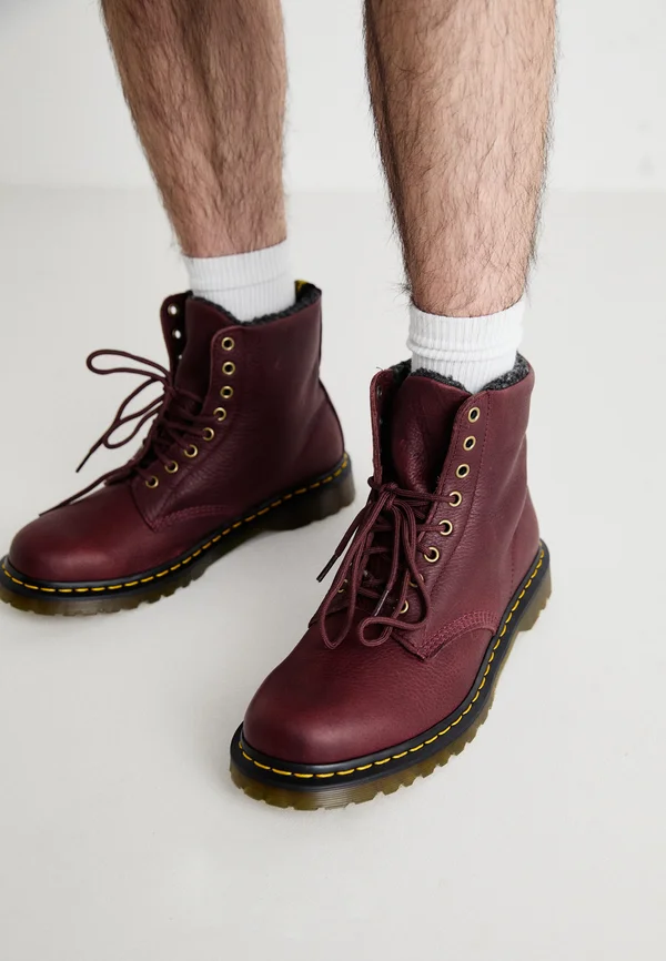 1460 UNISEX - Plateaustiefelette - cherry red