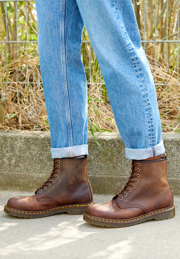 1460 UNISEX - Schnürstiefelette - dark brown crazy horse