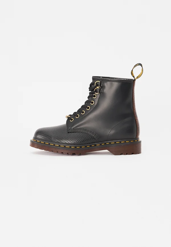 1460 YOTS UNISEX - Schnürstiefelette - black/brown