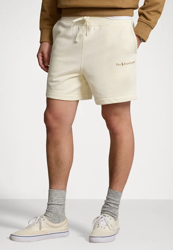 16.5 CM RELAXED FIT LOGO FLEECE SHORT - Jogginghose - clubhouse cream