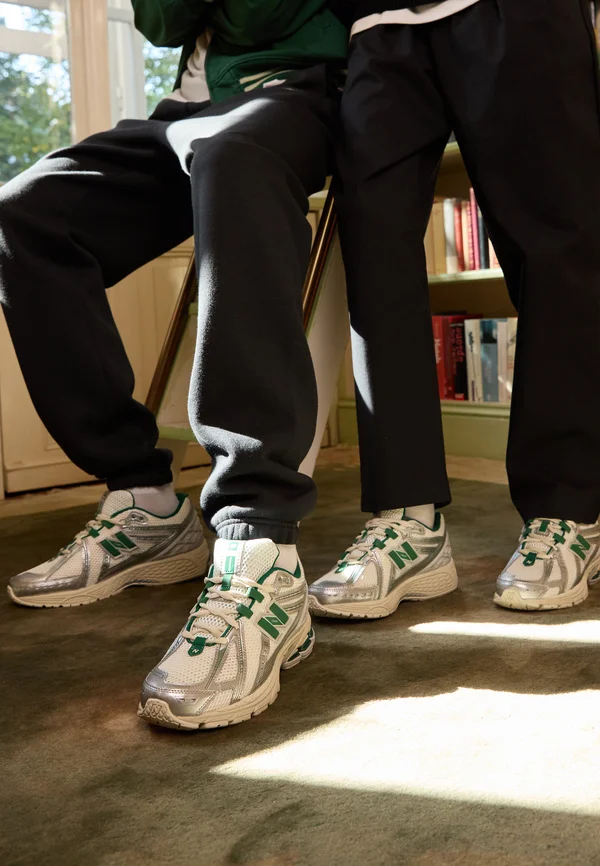 1906 UNISEX - Sneaker low - off white/green/ silver
