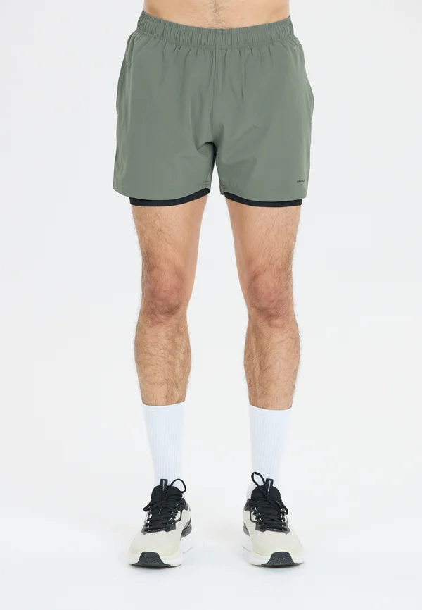 2-in-1 Shorts - balsam green
