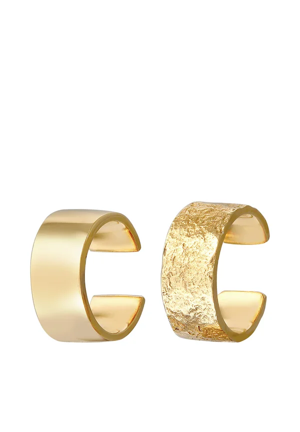 2 PACK BASIC CUFF - Ohrringe - gold-coloured