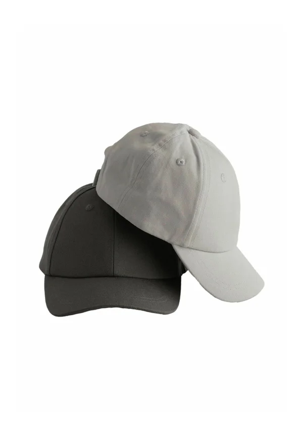 2 PACK - Cap - grey charcoal