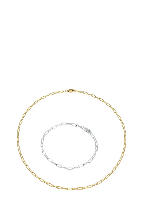 2 PACK CHARM BASIC - Halskette - gold-coloured/silver-coloured