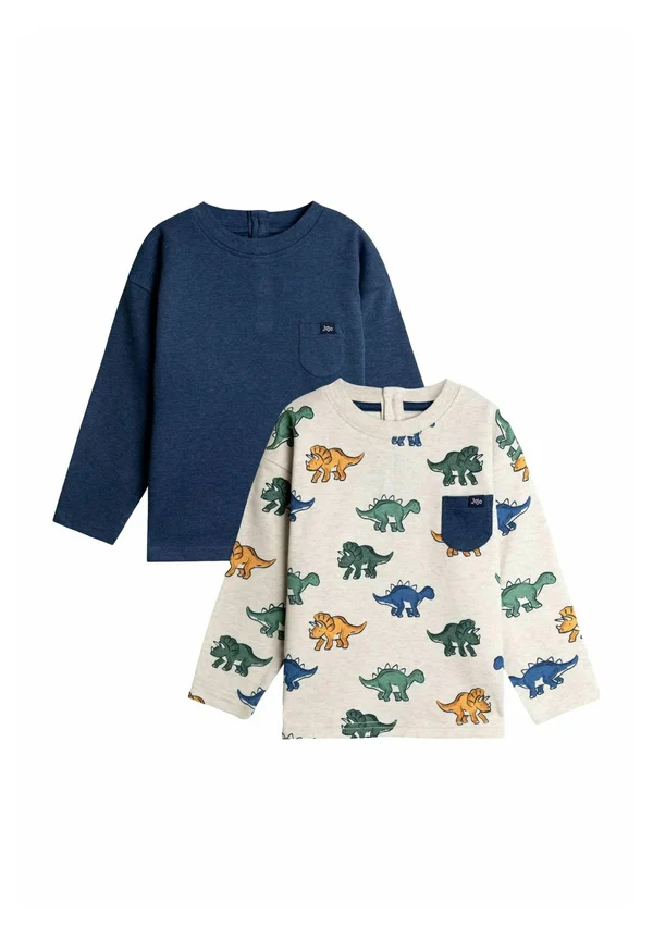 2-PACK DINO - Langarmshirt - natural