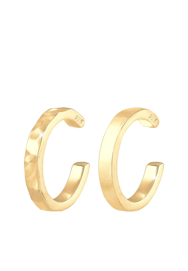 2 PACK EARCUFF BASIC - Ohrringe - gold-coloured