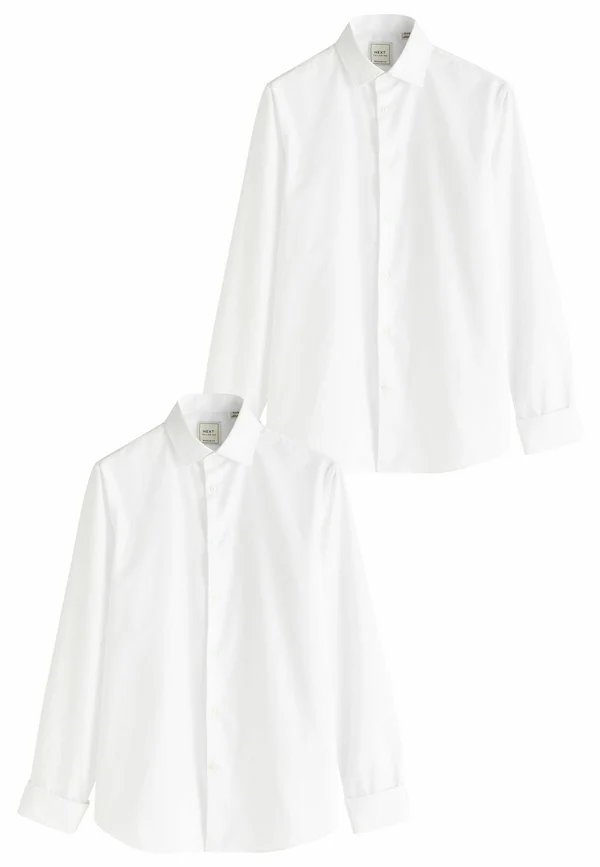 2 PACK FIT DOUBLE CUFF REGULAR FIT - Businesshemd - white