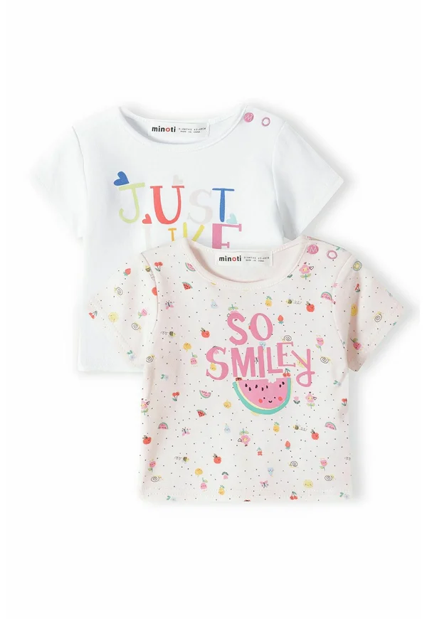 2 PACK  - Geschenk zur Geburt - light pink white