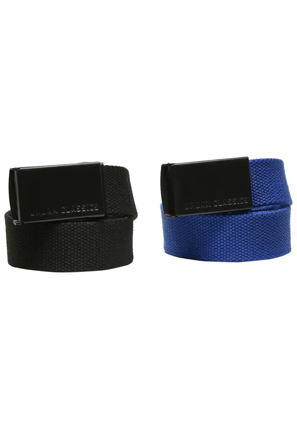 2 PACK - Gürtel - black+blue
