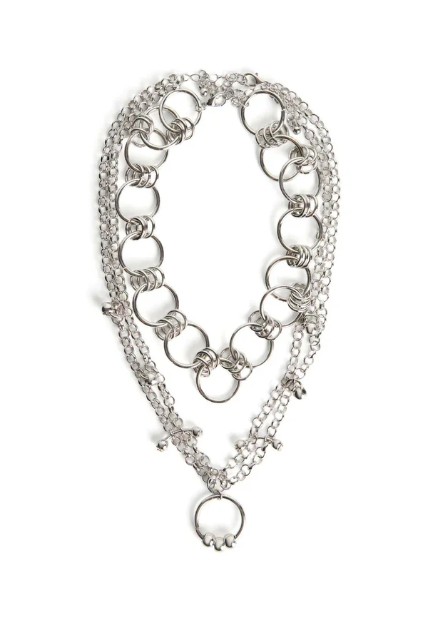 2 PACK - Halskette - silver-coloured