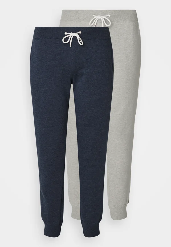 2 PACK - Jogginghose - mottled light grey/mottled dark blue