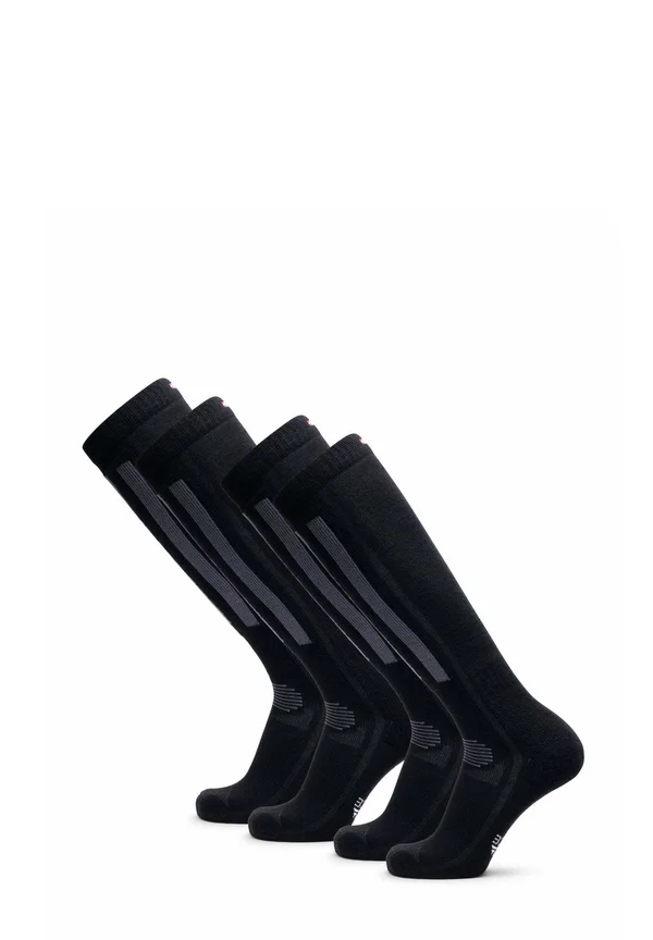 2 PACK - Kniestrümpfe - black dark grey