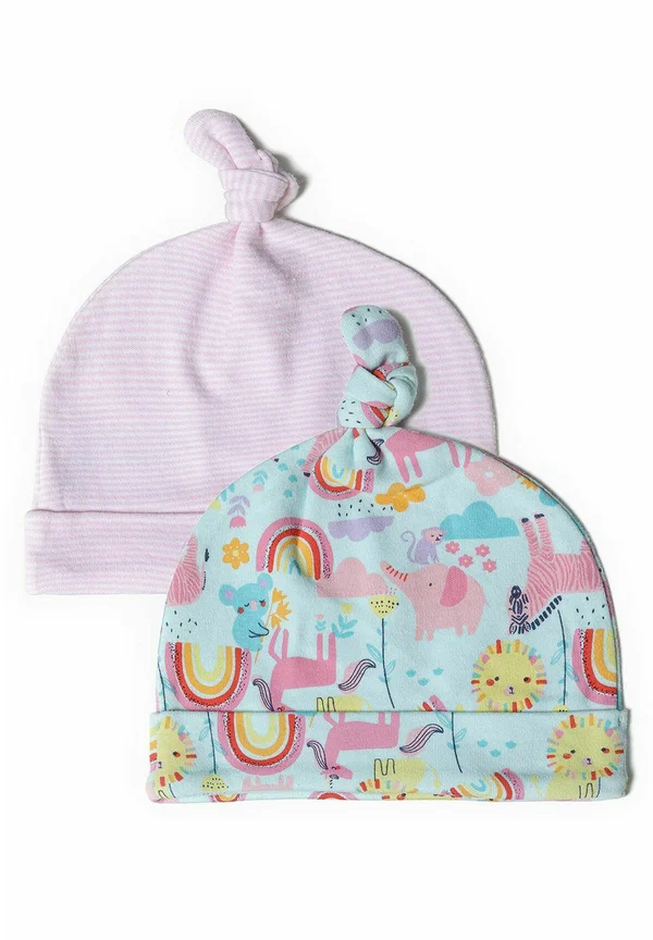 2 PACK - Mütze - teal light pink