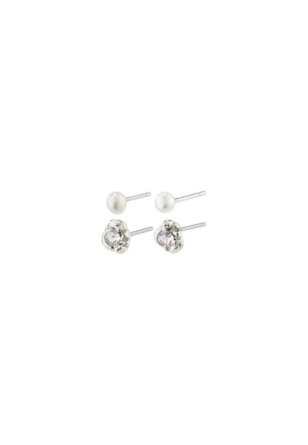 2 PACK - Ohrringe - silver