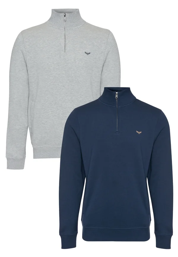 2 PACK PATRICROFT - Strickpullover - navy  grey marl