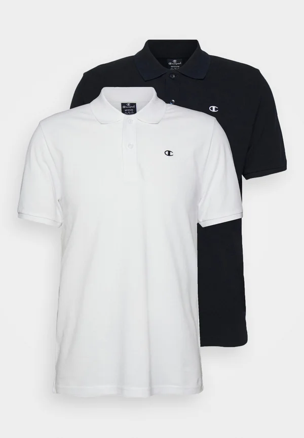 2 PACK - Poloshirt - navy/white