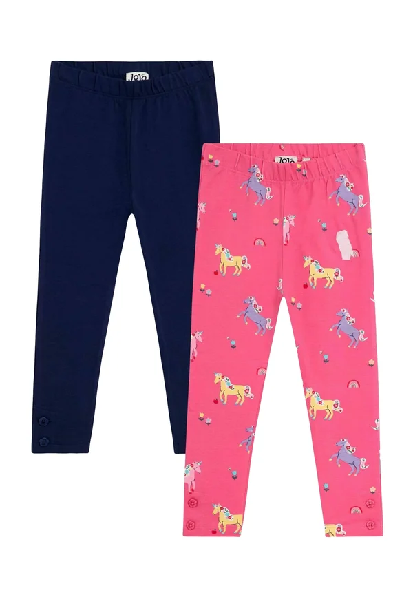 2-PACK PRINTED  - Leggings - Hosen - fuchsia pink unicorns