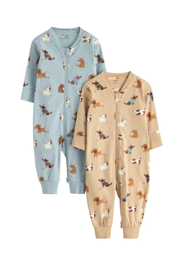 2-PACK - Pyjama - light dusty blue