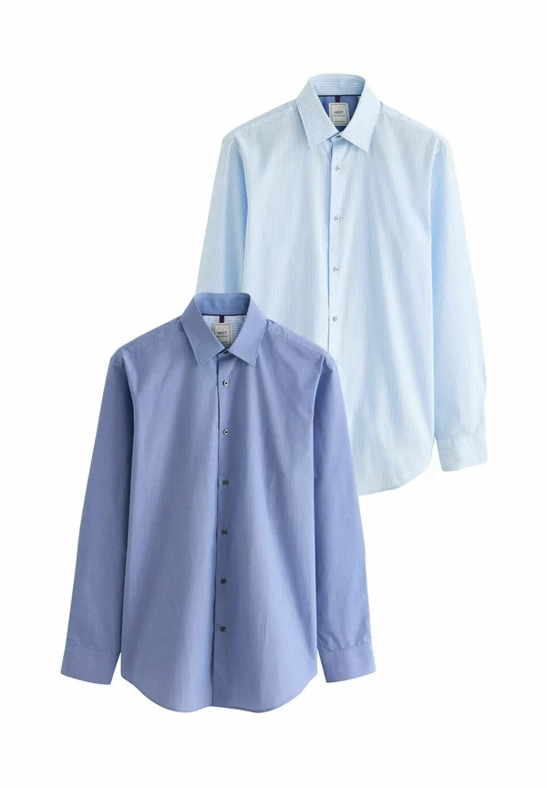 2 PACK REGULAR FIT - Businesshemd - blue blue stripe