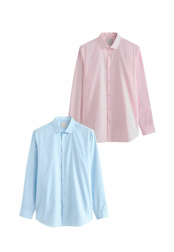 2 PACK REGULAR FIT - Businesshemd - pink blue