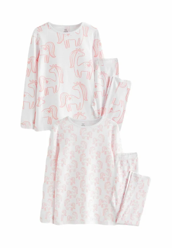 2 PACK - REGULAR FIT - Nachtwäsche Set - pink unicorn print