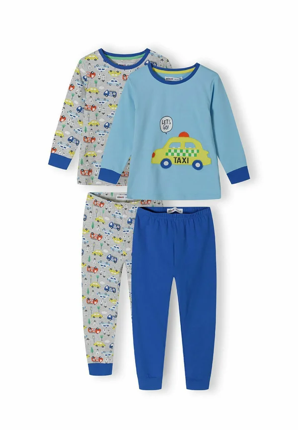 2 PACK SET - Nachtwäsche Set - grey blue