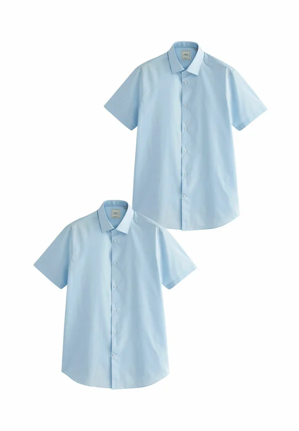 2 PACK SHORT SLEEVE  - REGULAR FIT - Businesshemd - blue