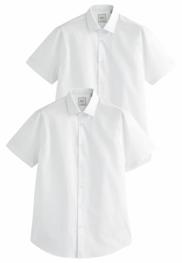 2 PACK SHORT SLEEVE  - REGULAR FIT - Businesshemd - white