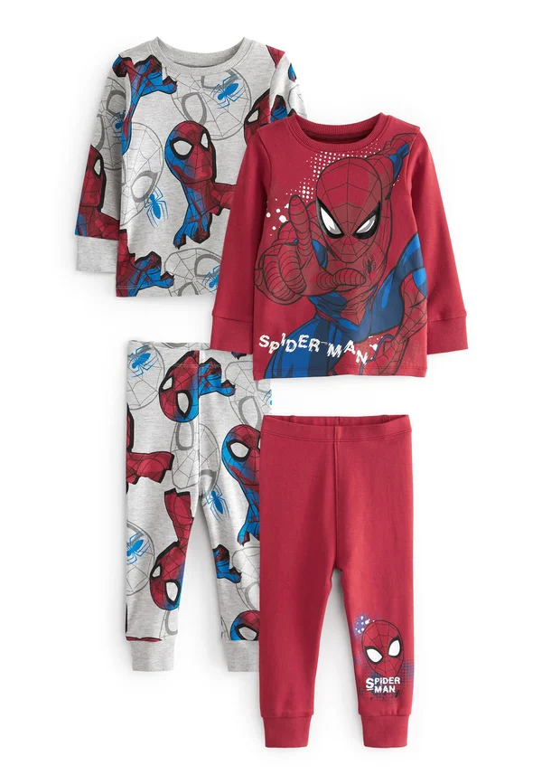 2 PACK SNUGGLE - Nachtwäsche Set - red navy spiderman