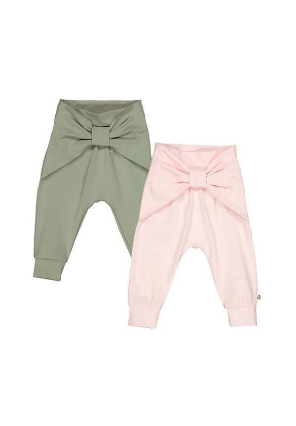 2 PACK - Stoffhose - mary poetry green