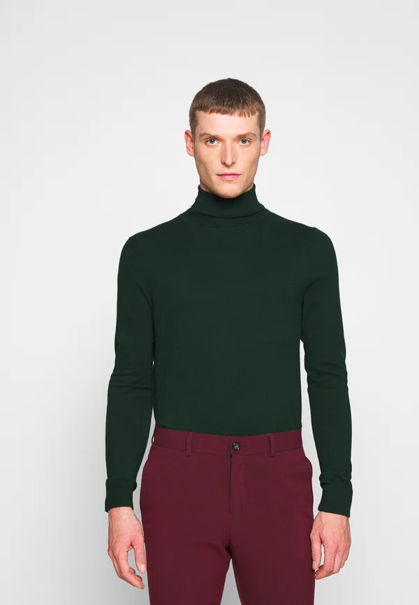2 PACK - Strickpullover - black/dark green