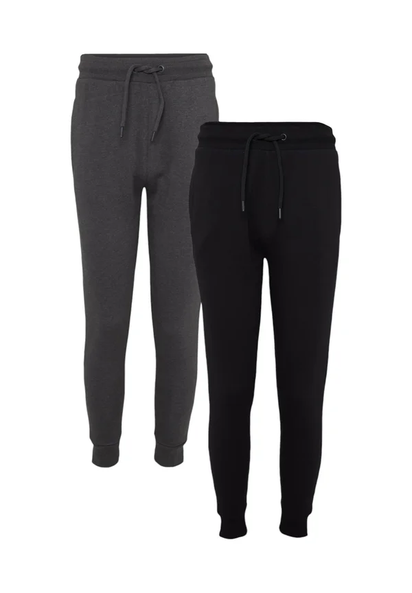 2 PACK TANGOR - Jogginghose - black charcoal marl