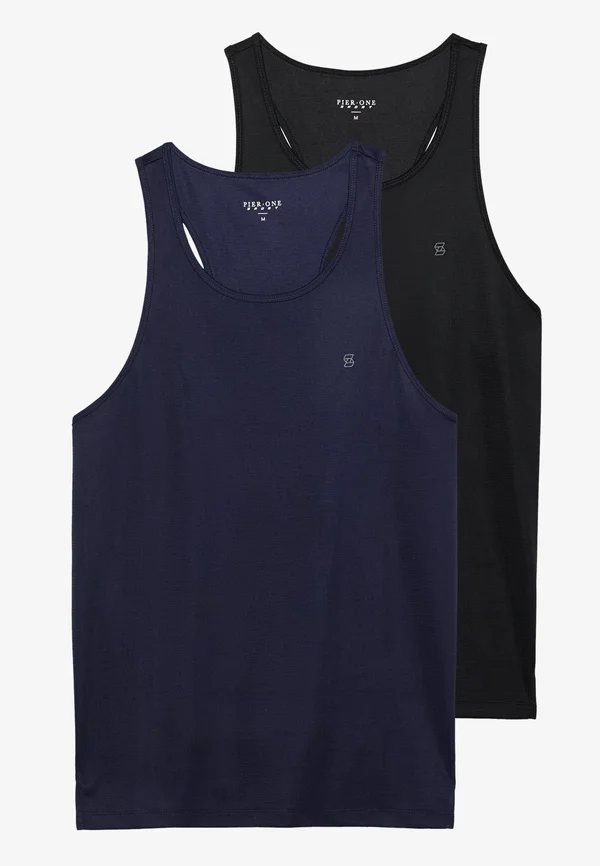 2 PACK - Top - dark blue/black