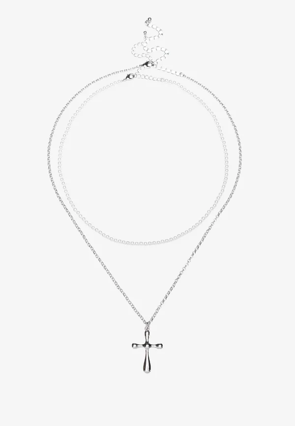 2 PACK UNISEX - Halskette - silver-coloured