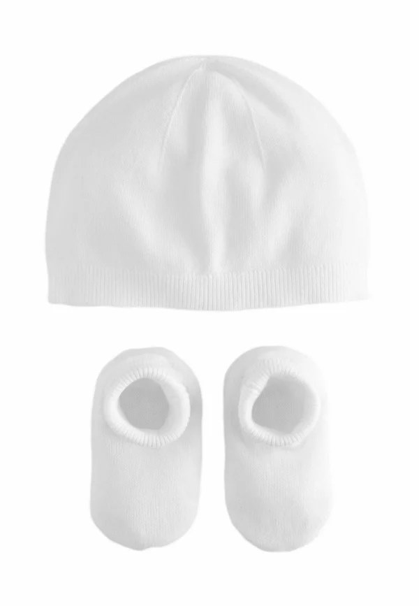 2 PIECE SET  - Mütze - white
