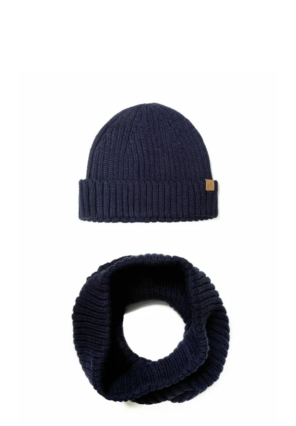 2 PIECE SET WITH SNOOD - Hut - navy