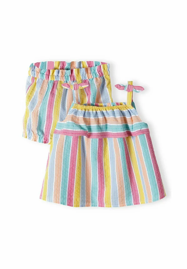 2 PIECES STRIPED SET - Shorts - multi coloured