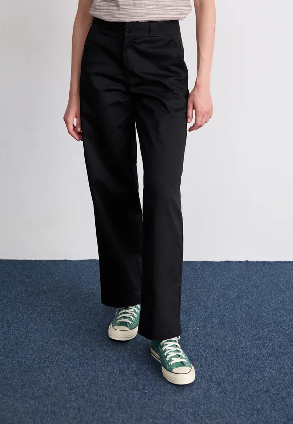 247 LOOSE WORK PANT W - Stoffhose - black