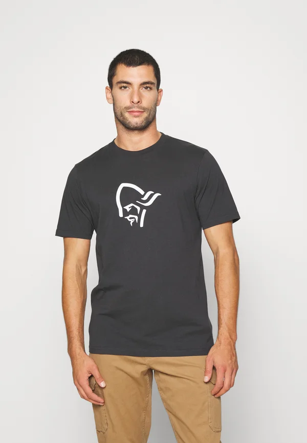 /29 COTTON VIKING T-SHIRT - T-Shirt print - caviar/snowdrop