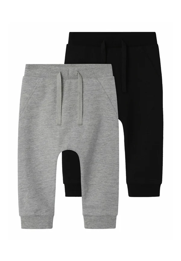 2ER-PACK ANGERAUTE - Stoffhose - black