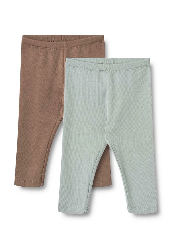 2ER PACK JULES - Leggings - Hosen - soft rain brown