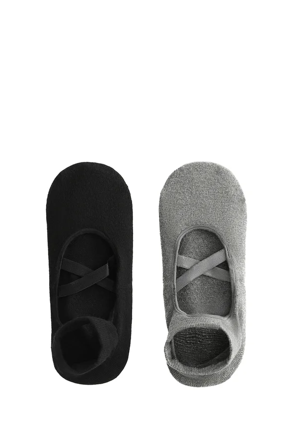 2ER-PACK  - Sportsocken - black