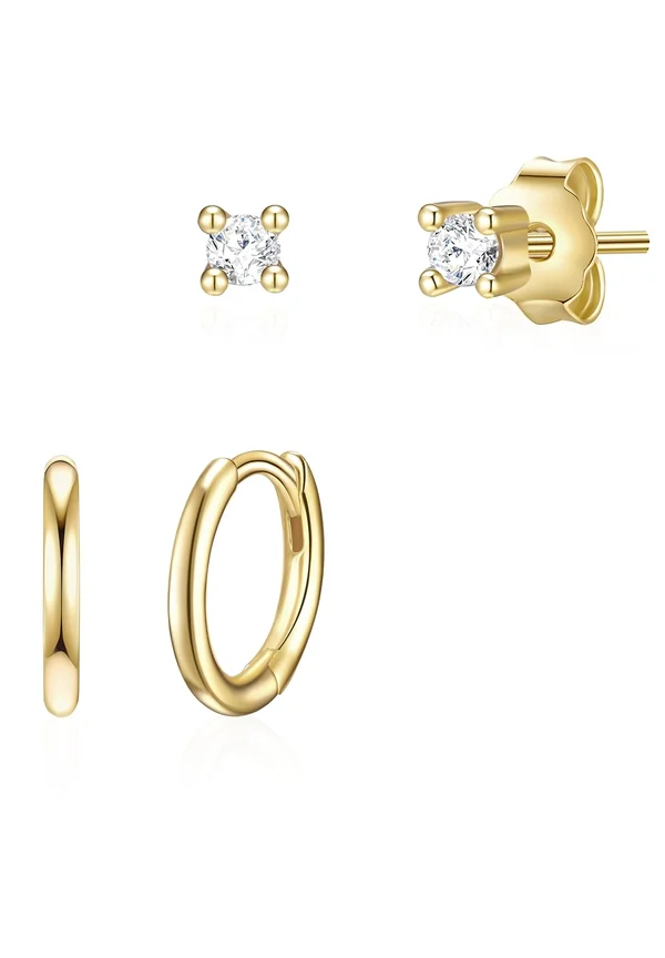 2ER SET CREOLEN MODESCH - Ohrringe - gold-coloured