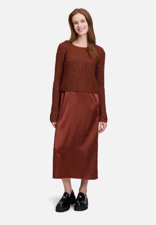 2ER SET - Strickpullover - brown patina