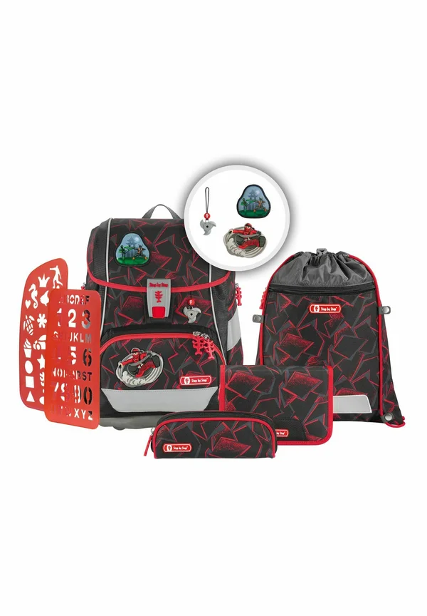 2IN1 PLUS SET 6TLG - Schulranzen Set - ninja yuma